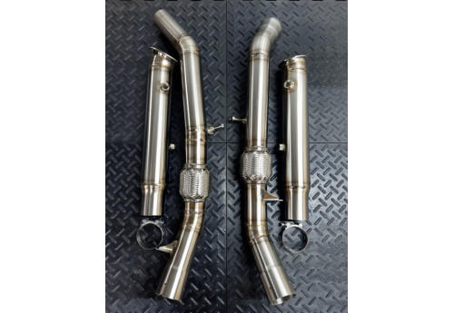 Downpipes Kit For Mercedes-Benz GLE320 GLE400 GLE450 GLE43 AMG Coupe C292 With M276 3.0L BiTurbo Engine