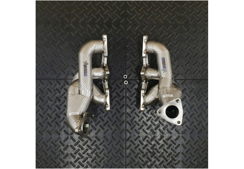 Exhaust Manifolds For Porsche 911 GT2 RS 991.2 With 3.8L Twin Turbo Engine