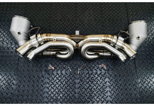 Catback For Porsche 992 911 Turbo Turbo S With 3.7L Twin Turbo Engine