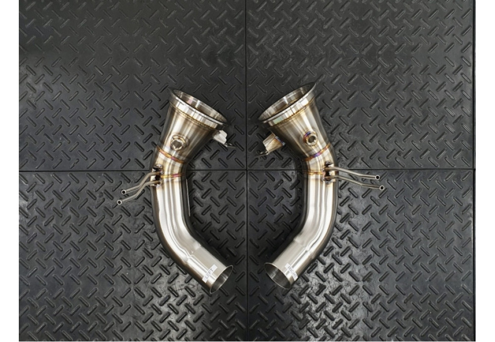 Competition Pipes For Porsche 992 911 Turbo Turbo S With 3.7L Twin Turbo Engine