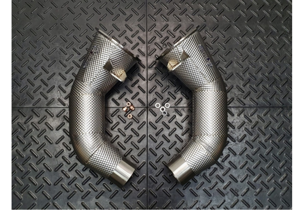 Competition Pipes For Porsche 992 911 Turbo Turbo S With 3.7L Twin Turbo Engine