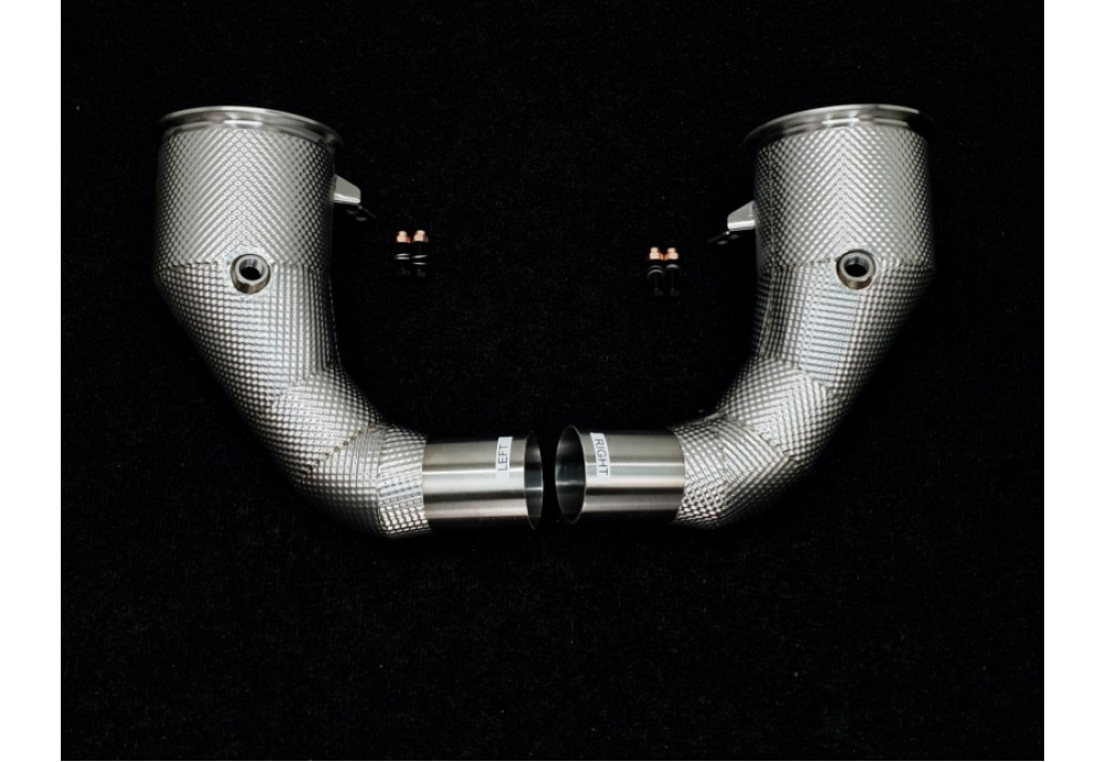 Competition Pipes For Porsche 992 911 Turbo Turbo S With 3.7L Twin Turbo Engine