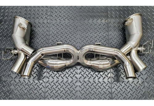 Exhaust Systems For Porsche 911 Turbo Turbo S 992 With 3.7L Twin Turbo Engine