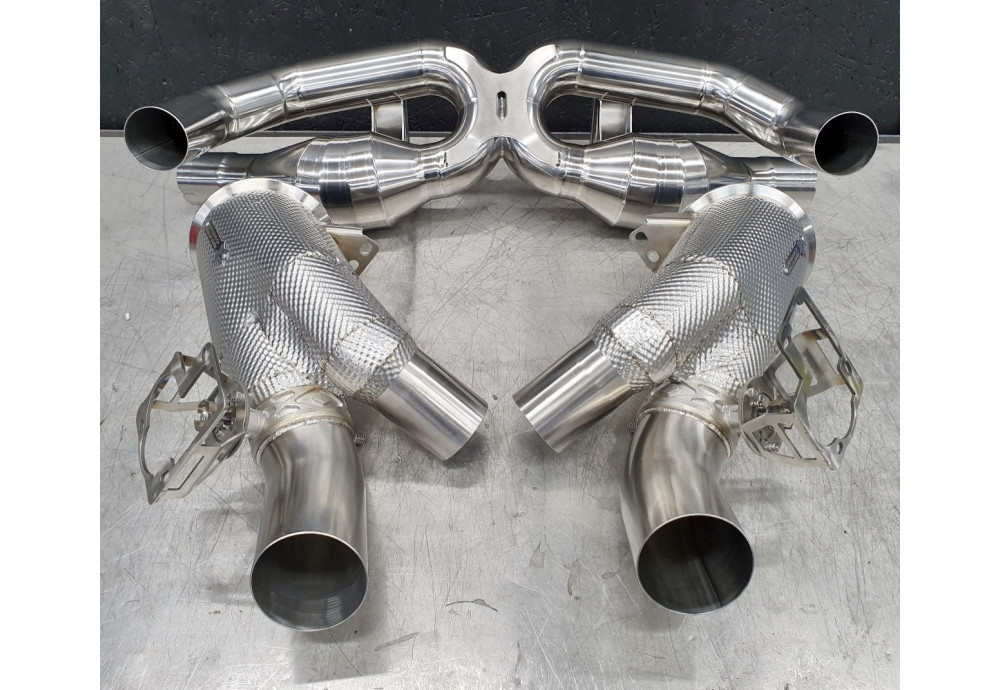 Exhaust Systems For Porsche 911 Turbo Turbo S 992 With 3.7L Twin Turbo Engine