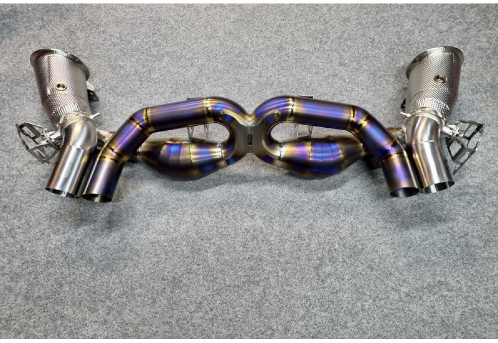 Exhaust Systems For Porsche 911 Turbo Turbo S 992 With 3.7L Twin Turbo Engine