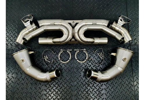 Catback Exhaust System For Porsche 992 Carrera Carrera S Carrera 4S Carrera GTS With 3.0L Twin Turbo Engine
