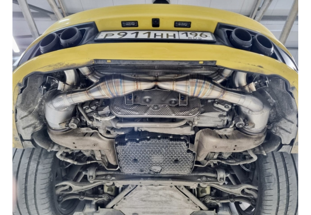 Exhaust System For Porsche Carrera Carrera S Carrera 4S Carrera GTS 992 With 3.0L Twin Turbo Engine