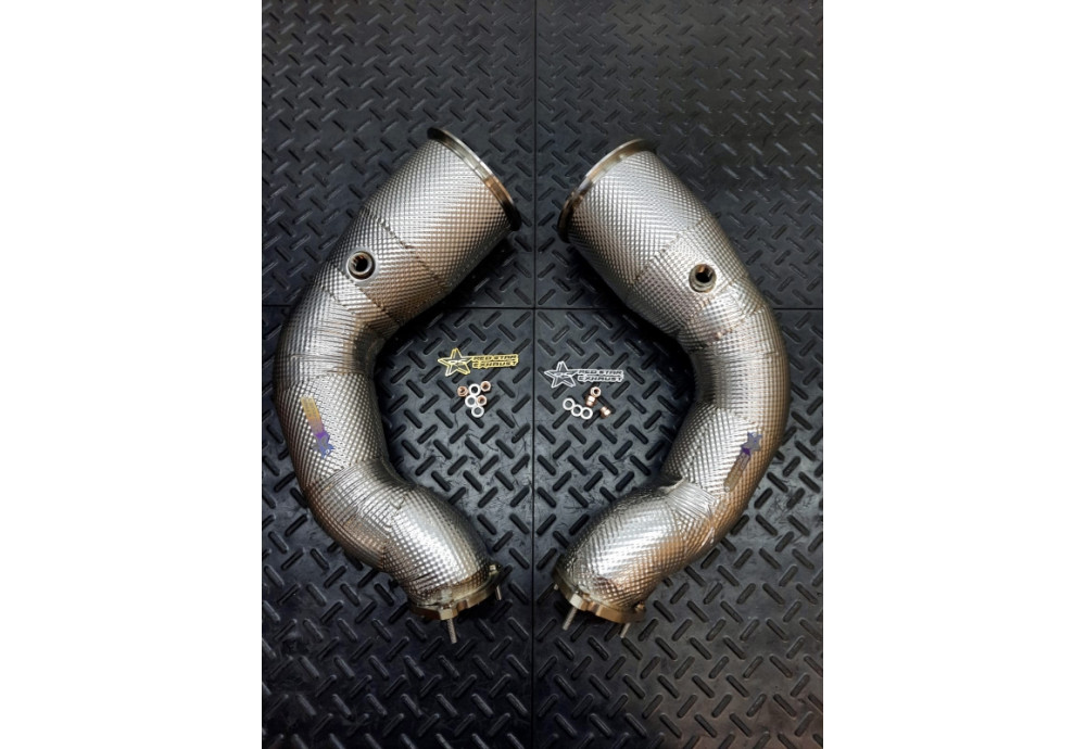 Downpipes For Porsche Cayenne S 9Y0 With 4.0L Twin Turbo Engine