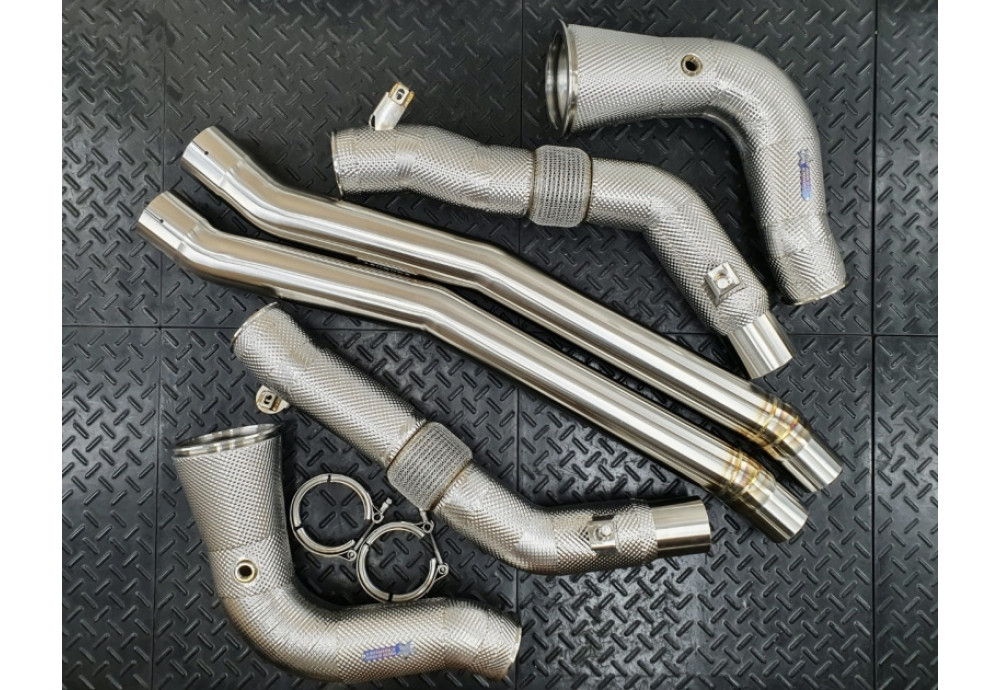 Downpipe Resonator Delete System For Porsche Cayenne Turbo (9Y0) 4.0L