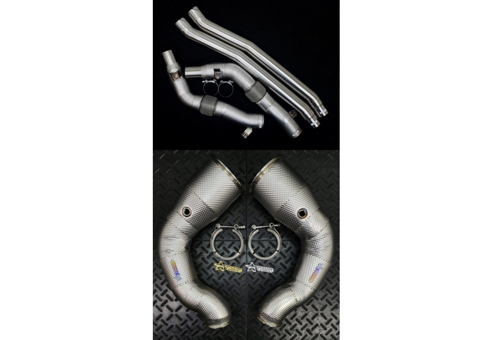 Downpipe Resonator Delete System For Porsche Cayenne Turbo (9Y0) 4.0L Downpipe Resonator Delete System For Porsche Cayenne Turbo (9Y0) 4.0L