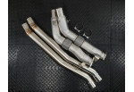 Front Resonator Delete System For Porsche Cayenne Turbo With 4.0L
