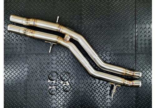 Center Resonator Delete For Porsche Cayenne Turbo 4.0L