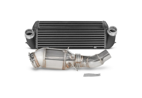 Competition Package EVO1 N20 Engine Intercooler Kit + Downpipe With 200CPI Racing Catalyst For BMW 2 Series F22/F23 220i 228i