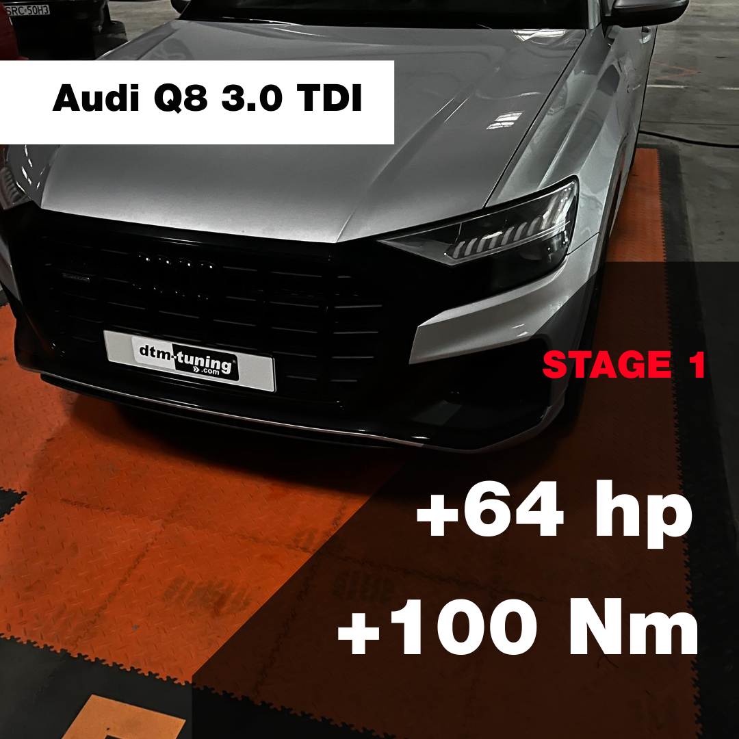 Audi Q8 3.0TDI Chip tuning Stage1 for diesel crossover